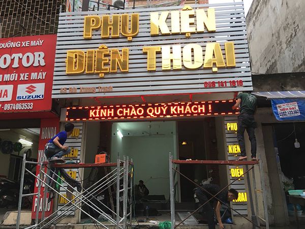 Làm bảng hiệu Phụ Kiện Điện Thoại