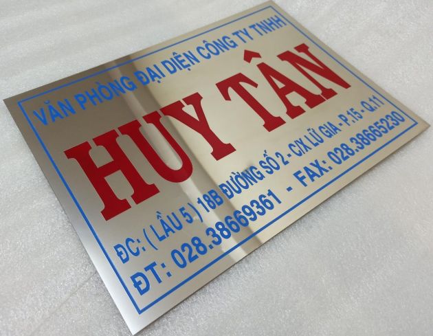 Lựa chọn và bảo quản sản phẩm in UV trên Inox
