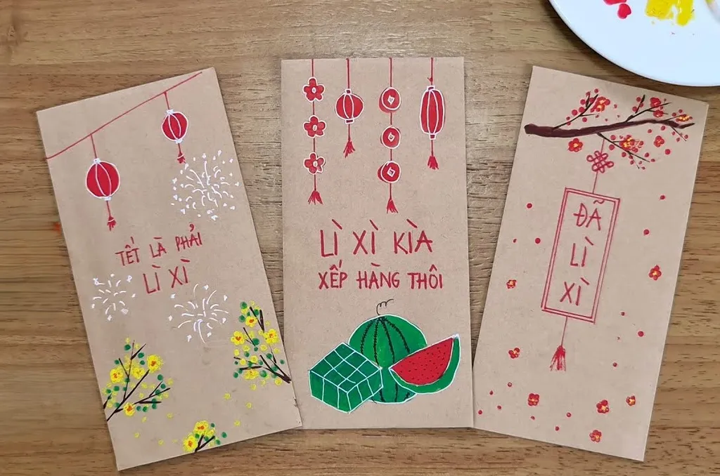 Học Ngay 11 Cách Trang Trí Bao Lì Xì Ấn Tượng Tặng Người Thân Mau Trang Tri Bao Li Xi An Tuong Tang Nguoi Than 10