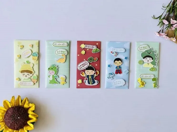 Học Ngay 11 Cách Trang Trí Bao Lì Xì Ấn Tượng Tặng Người Thân Mau Trang Tri Bao Li Xi An Tuong Tang Nguoi Than 24