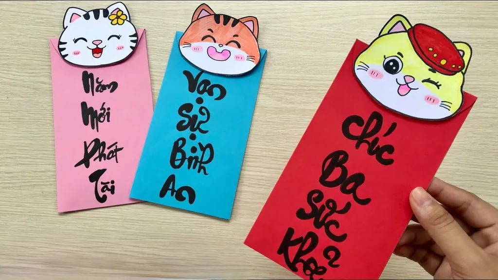 Học Ngay 11 Cách Trang Trí Bao Lì Xì Ấn Tượng Tặng Người Thân Trang Trí Bao Lì Xì Bằng Kỹ Thuật Vẽ Tranh Màu Nước
