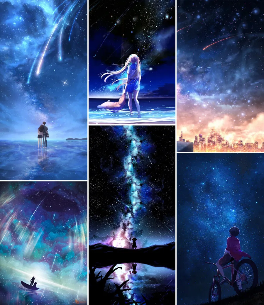 Bầu trời đêm anime