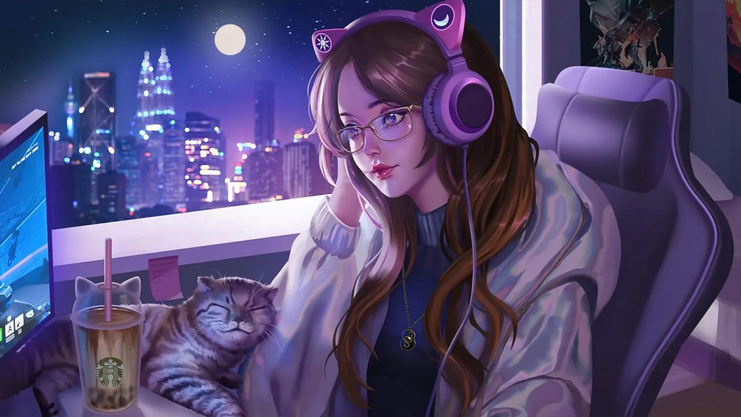 Hình nền Anime nữ cá tính