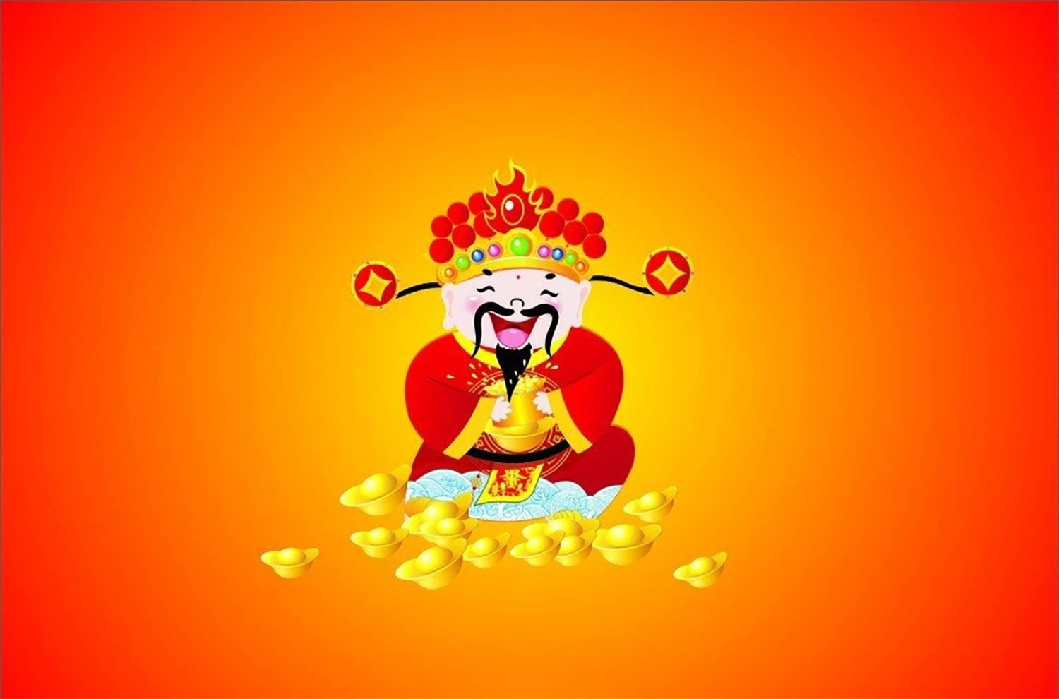 Top 100+ hình nền ông Thần Tài đẹp nhất 2024, thu hút tài lộc cho bạn hinh ong than tai may man tai loc06