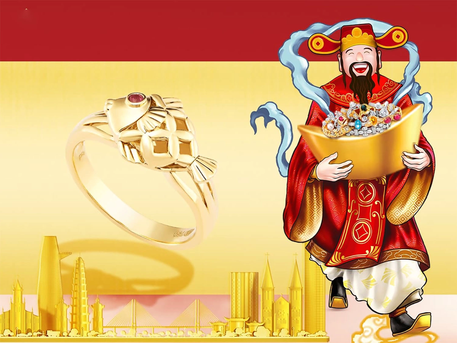 Top 100+ hình nền ông Thần Tài đẹp nhất 2024, thu hút tài lộc cho bạn hinh ong than tai may man tai loc09