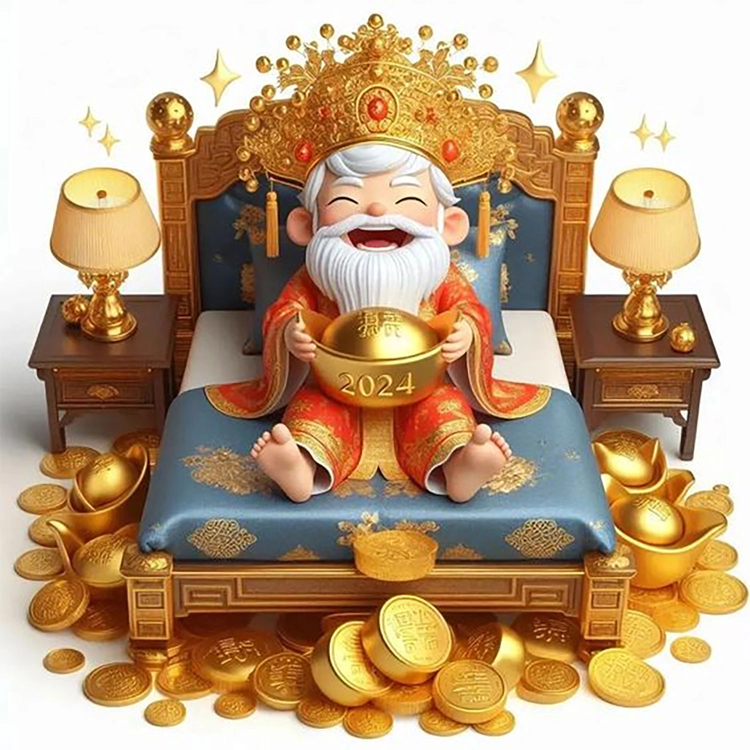 Top 100+ hình nền ông Thần Tài đẹp nhất 2024, thu hút tài lộc cho bạn hinh ong than tai may man tai loc36