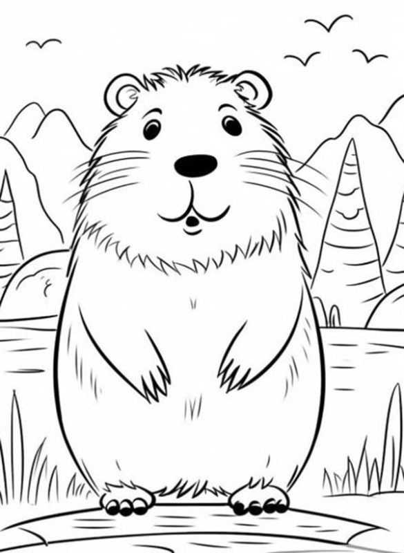 100+ Tranh Tô Màu Capybara Cute: Từ Dễ Đến Khó, Phù Hợp Mọi Lứa Tuổi! 100 tranh to mau capybara cute tu de den kho phu hop moi lua tuoi 11999 14
