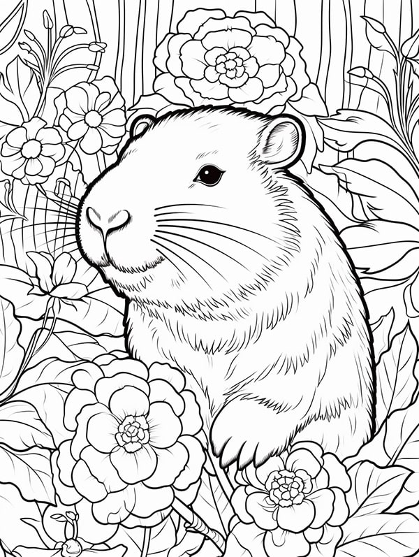 100+ Tranh Tô Màu Capybara Cute: Từ Dễ Đến Khó, Phù Hợp Mọi Lứa Tuổi! 100 tranh to mau capybara cute tu de den kho phu hop moi lua tuoi 11999 16