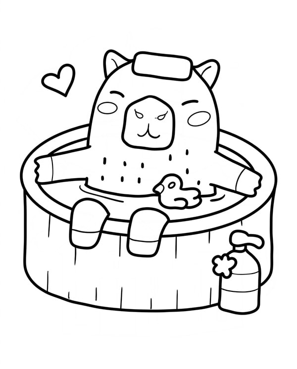 100+ Tranh Tô Màu Capybara Cute: Từ Dễ Đến Khó, Phù Hợp Mọi Lứa Tuổi! 100 tranh to mau capybara cute tu de den kho phu hop moi lua tuoi 11999 25