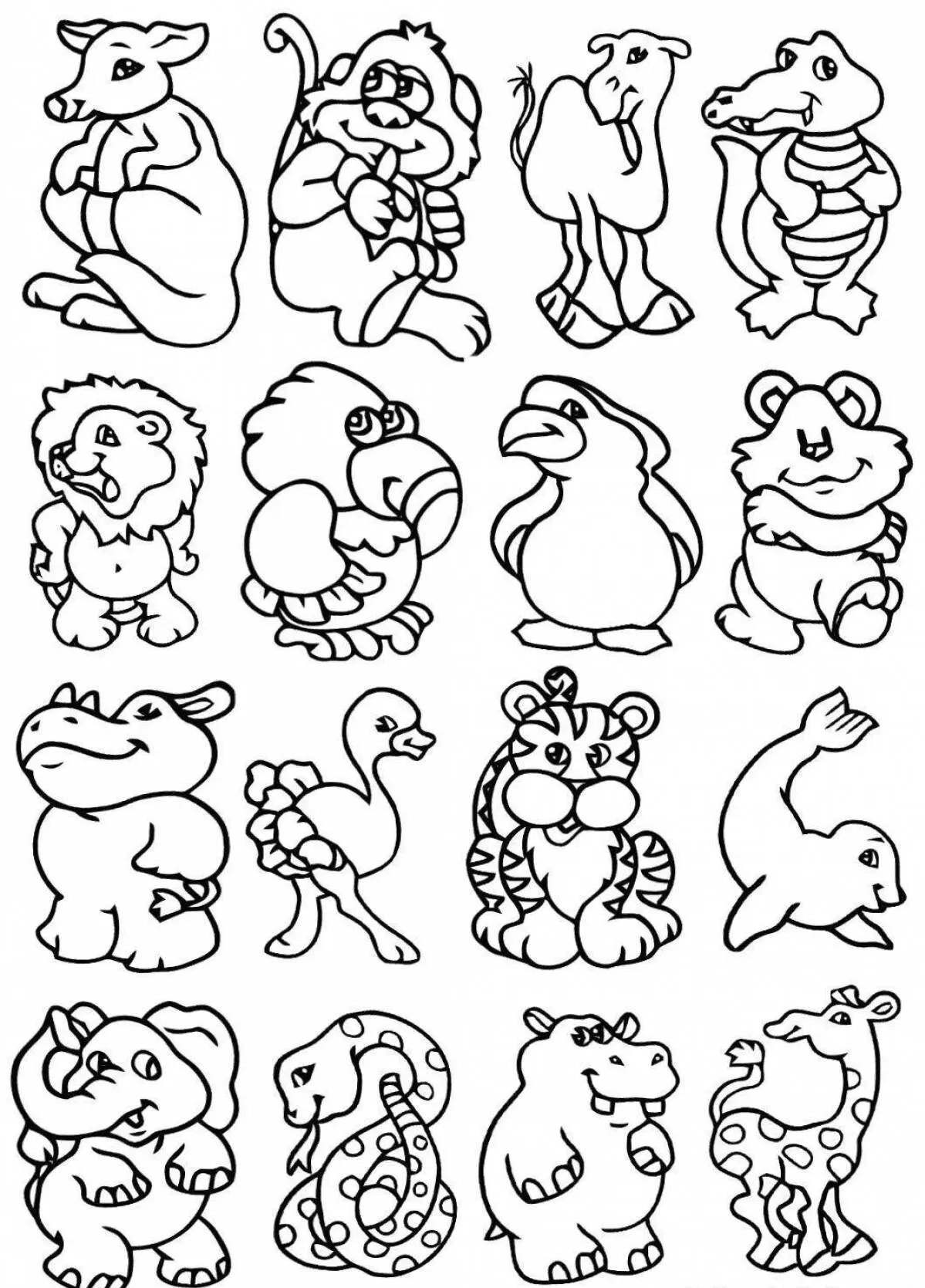 100+ Mẫu Tranh Tô Màu Sticker Cute: Bé Thích Mê! 100 tranh to mau sticker cute cho be yeu05