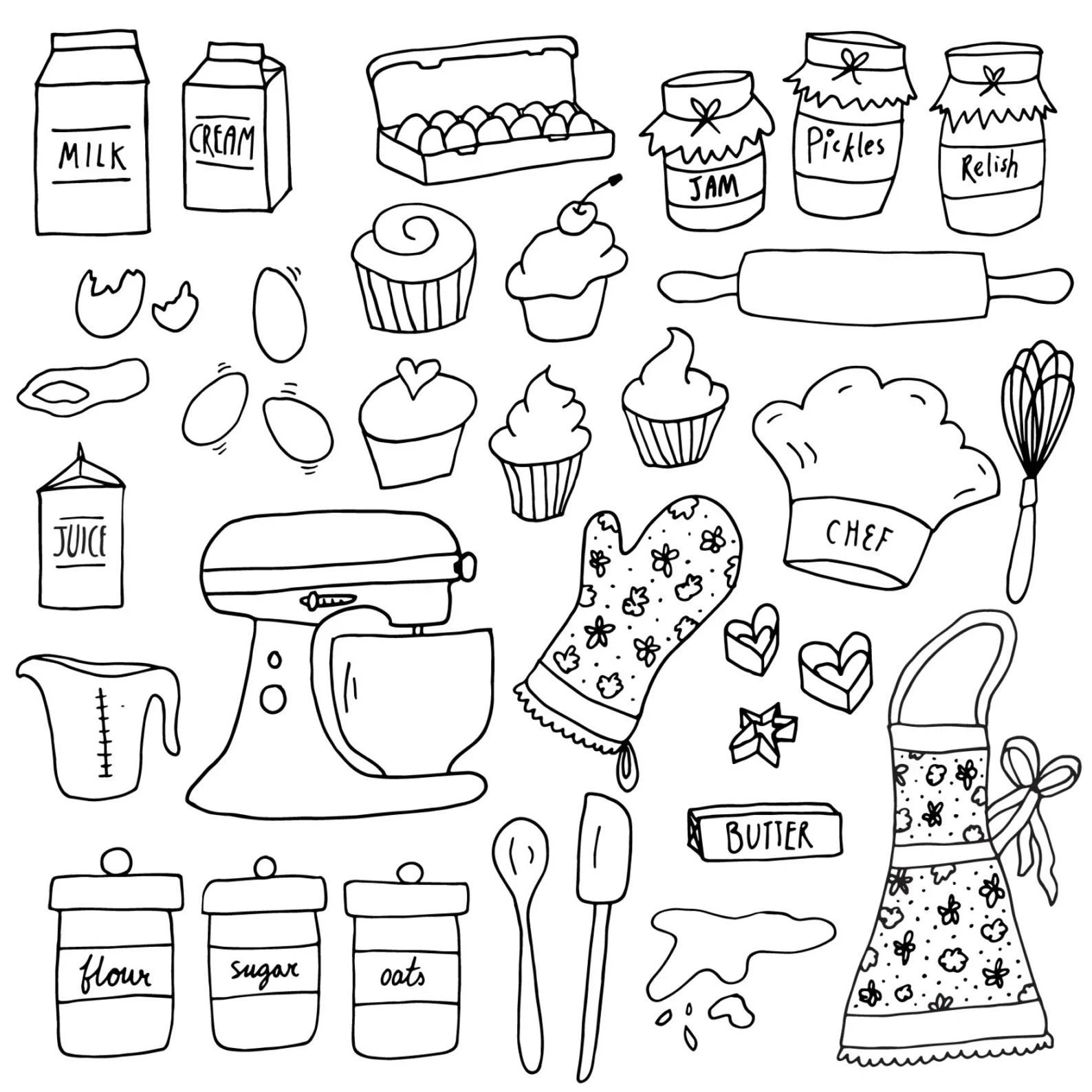 100+ Mẫu Tranh Tô Màu Sticker Cute: Bé Thích Mê! 100 tranh to mau sticker cute cho be yeu08