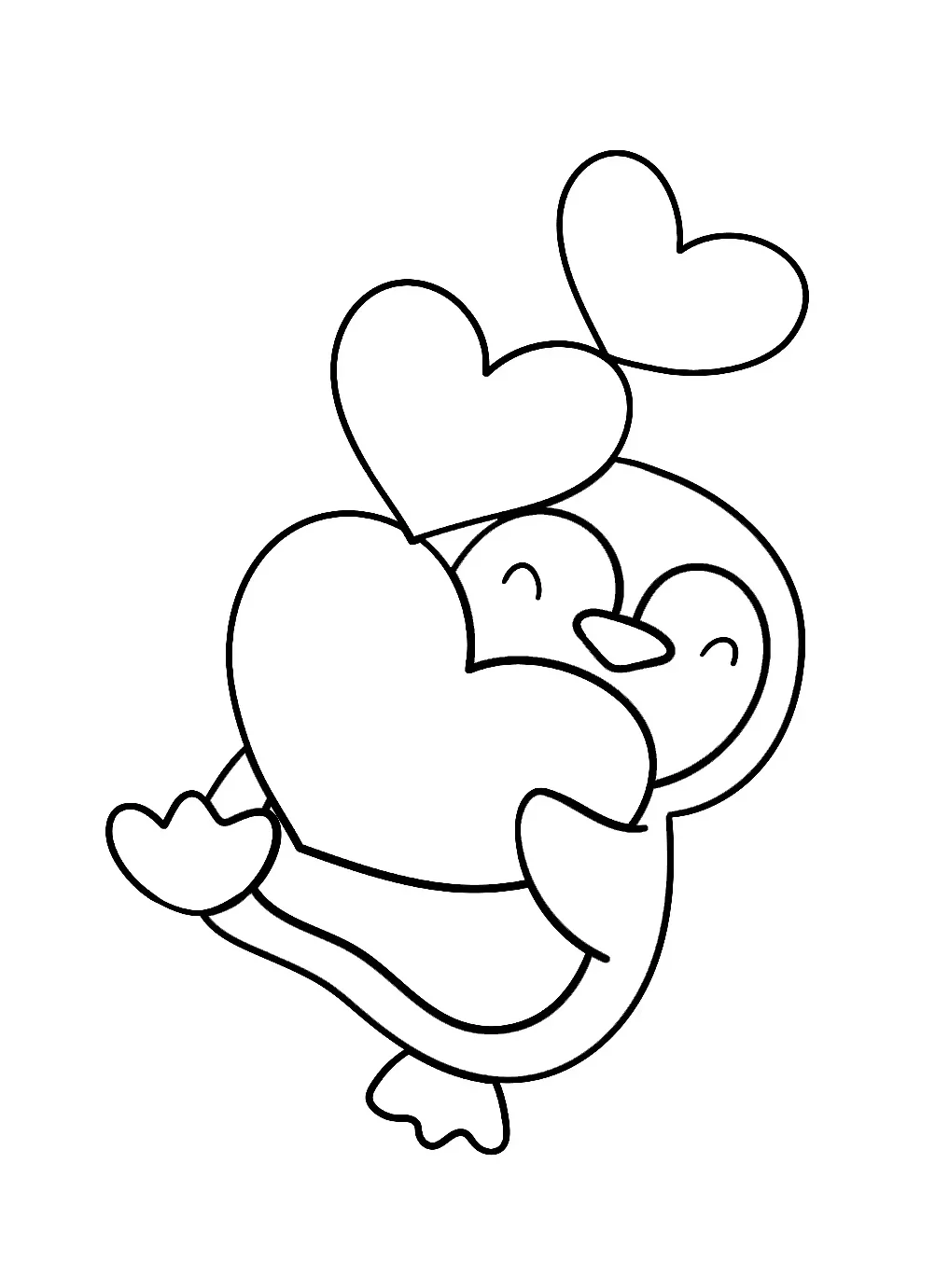 100+ Mẫu Tranh Tô Màu Sticker Cute: Bé Thích Mê! 100 tranh to mau sticker cute cho be yeu11