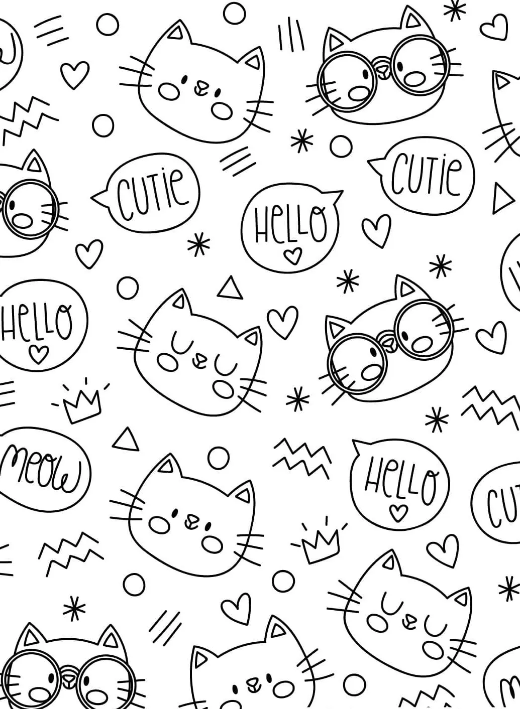 100+ Mẫu Tranh Tô Màu Sticker Cute: Bé Thích Mê! 100 tranh to mau sticker cute cho be yeu13