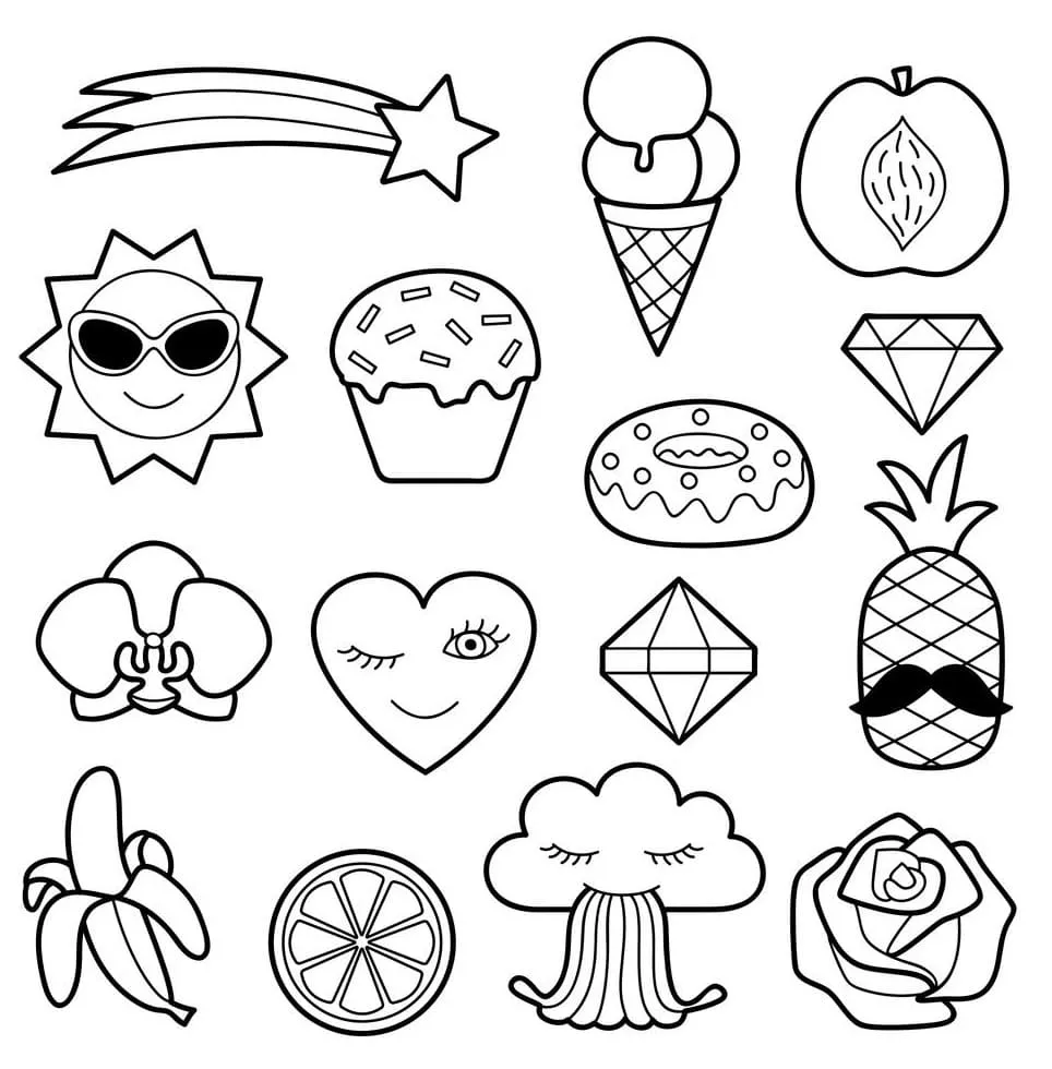 100+ Mẫu Tranh Tô Màu Sticker Cute: Bé Thích Mê! 100 tranh to mau sticker cute cho be yeu16