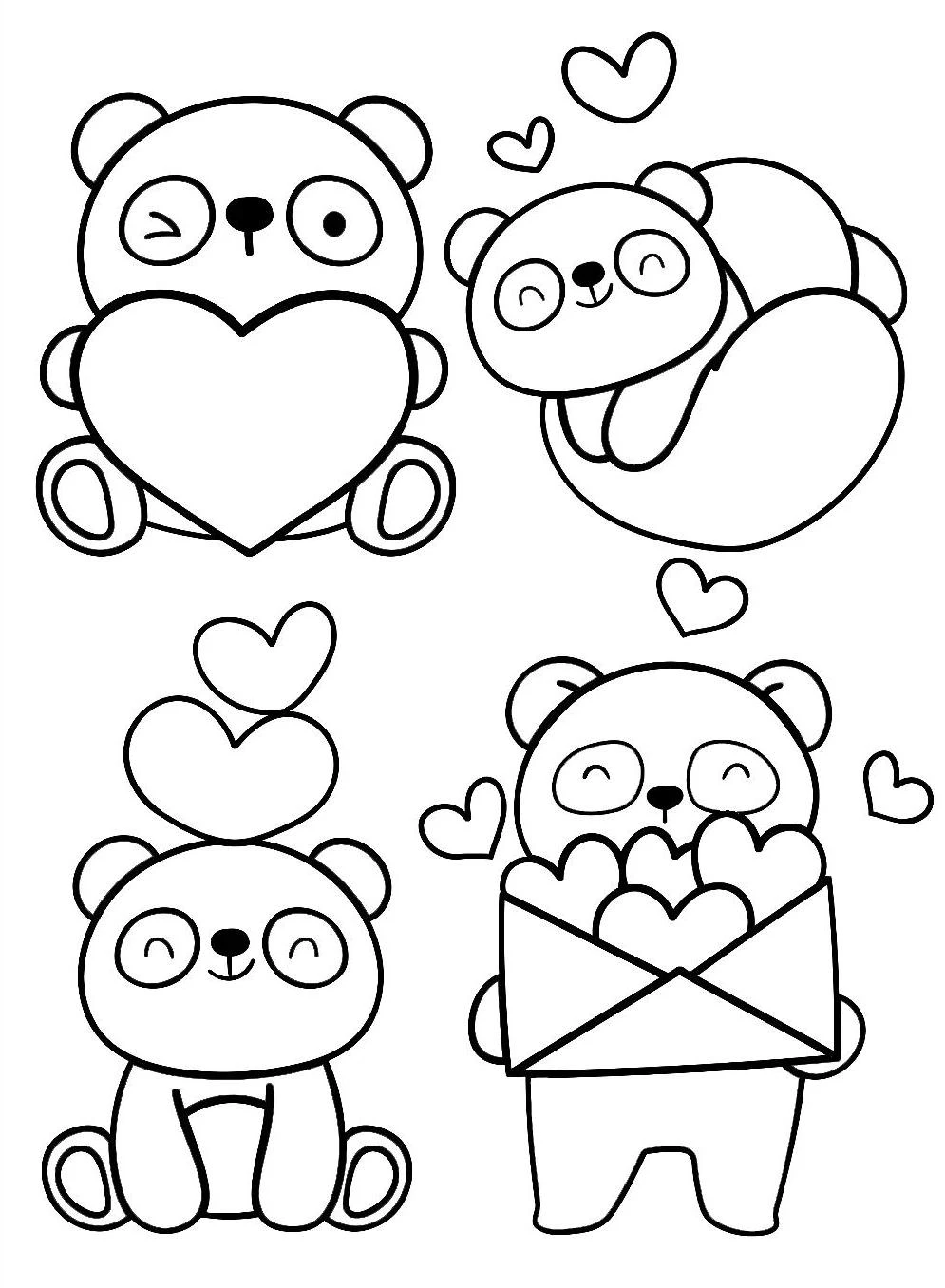 100+ Mẫu Tranh Tô Màu Sticker Cute: Bé Thích Mê! 100 tranh to mau sticker cute cho be yeu23