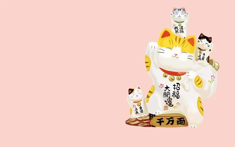 69+ hình nền mèo thần tài may mắn, biểu tượng tài lộc và phú quý Hinh nen meo than tai may man goi mo tai loc 13