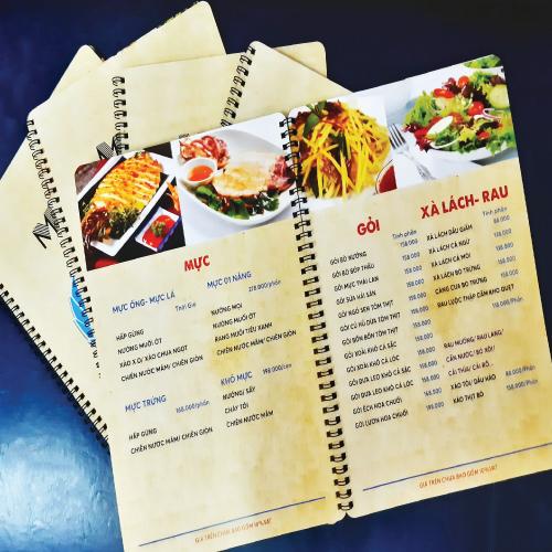 In menu nhựa