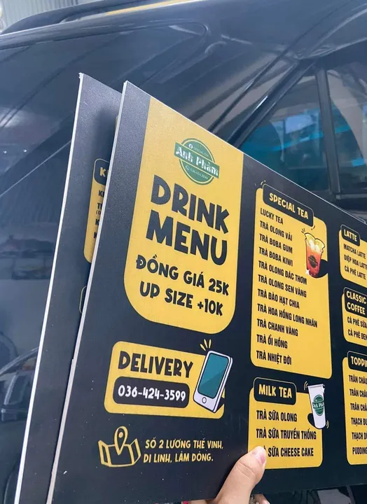 Thiết kế menu chuyên nghiệp giúp tạo ra trải nghiệm đồng nhất