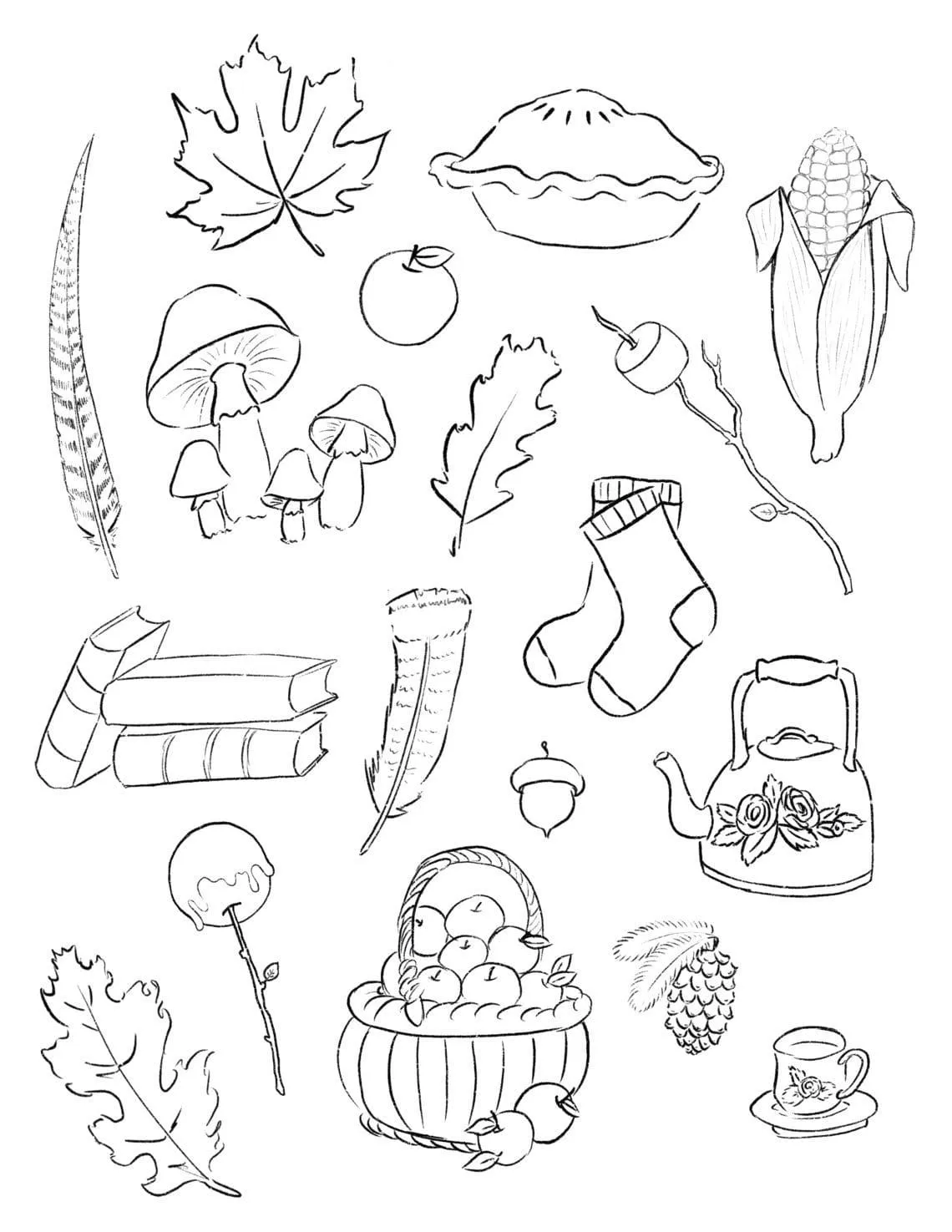 100+ Mẫu Tranh Tô Màu Sticker Cute: Bé Thích Mê! To Mau Sticker Cute04