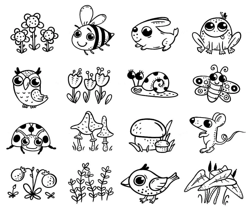 100+ Mẫu Tranh Tô Màu Sticker Cute: Bé Thích Mê! To Mau Sticker Cute11