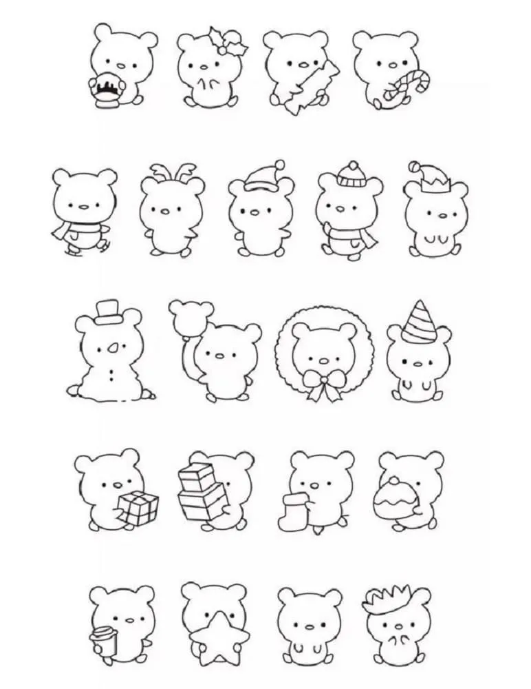 100+ Mẫu Tranh Tô Màu Sticker Cute: Bé Thích Mê! To Mau Sticker Cute20