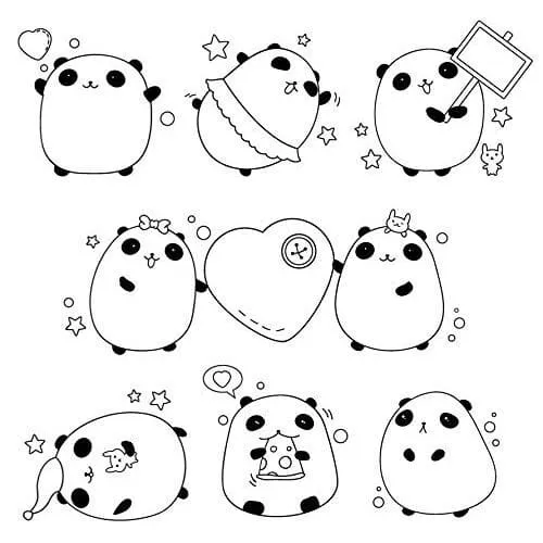 100+ Mẫu Tranh Tô Màu Sticker Cute: Bé Thích Mê! To Mau Sticker Cute24