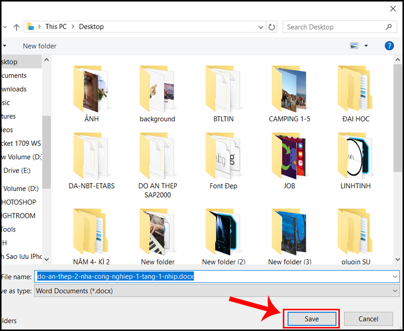 Chọn vị trí lưu file đã chuyển đổi. Chọn vị trí lưu file đã chuyển đổi.