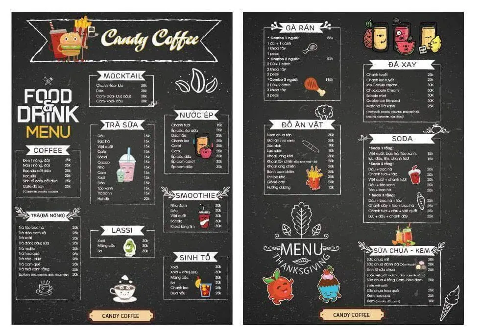 Bỏ Túi 20+ Mẫu Menu Đẹp Cho Lĩnh Vực Ăn Uống Giá Rẻ Tại TPHCM mau in menu dep08