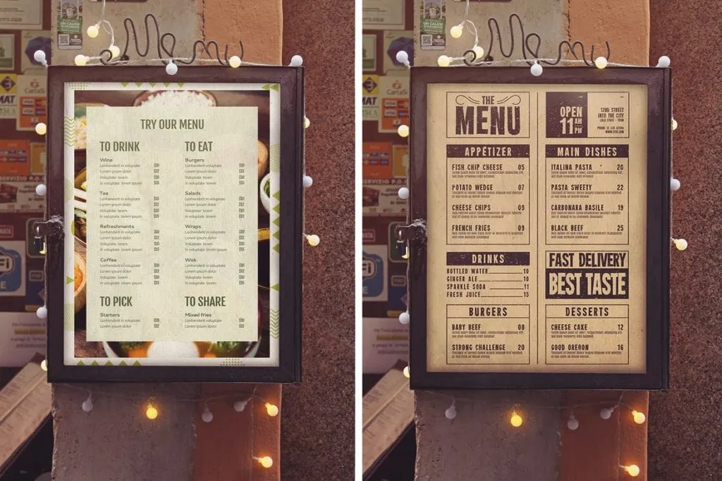 Bỏ Túi 20+ Mẫu Menu Đẹp Cho Lĩnh Vực Ăn Uống Giá Rẻ Tại TPHCM mau in menu dep13