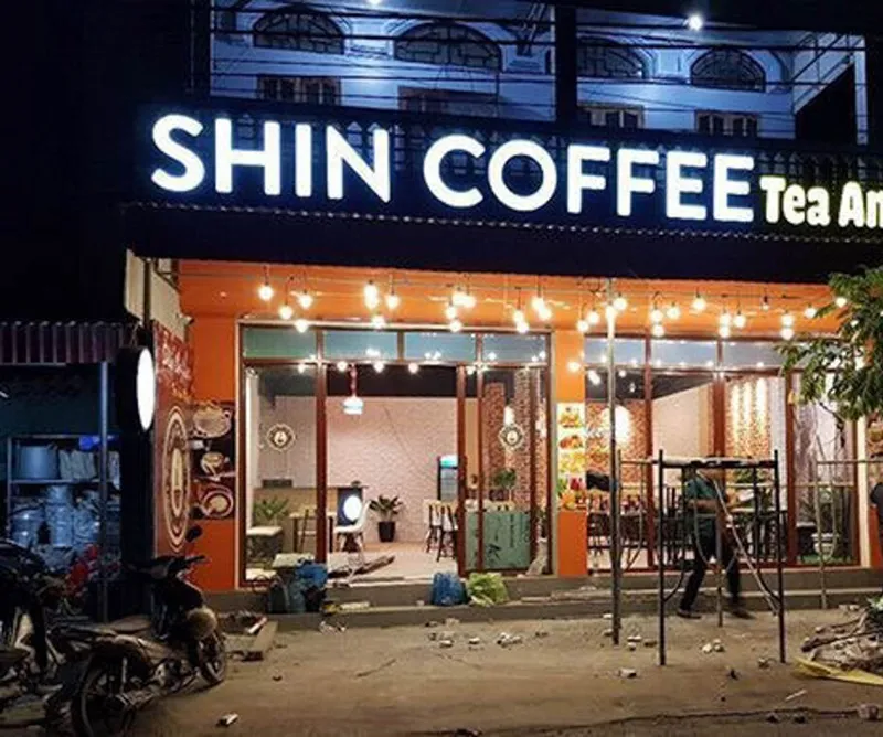 Bảng hiệu quán cafe