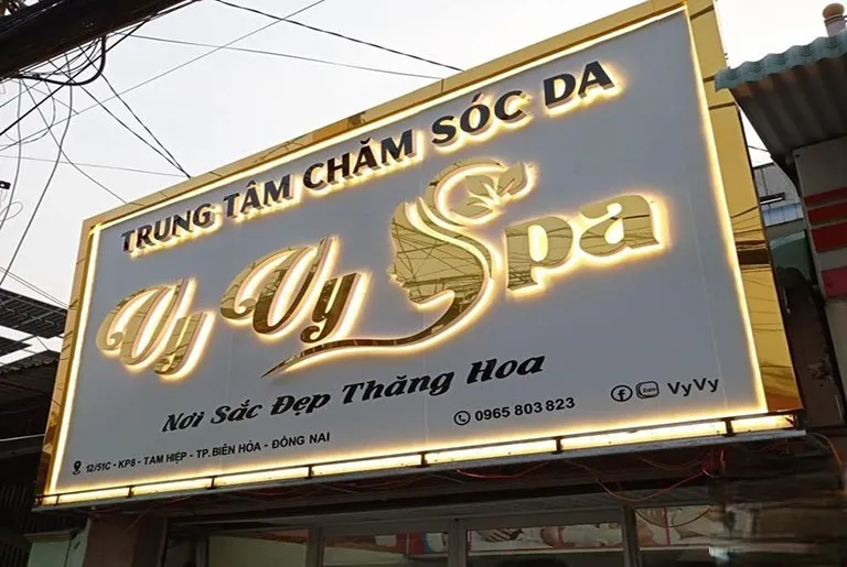 Bảng hiệu spa
