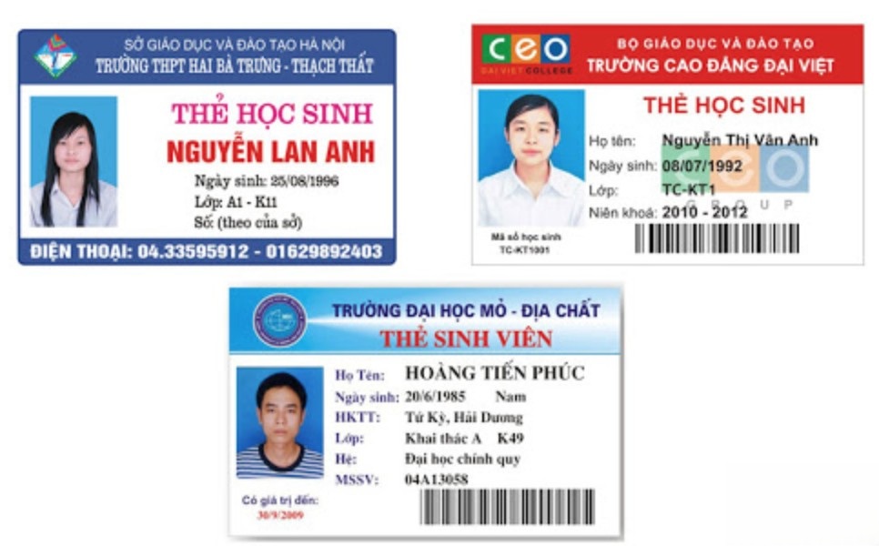 In thẻ sinh viên, học sinh In thẻ sinh viên, học sinh chuyên nghiệp