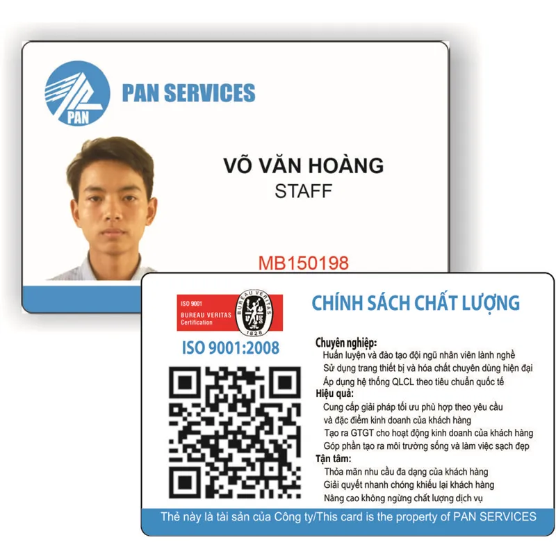 "Ngắm Nhìn" Những Mẫu Thẻ Nhân Viên Đẹp - Sang Trọng & Chuyên Nghiệp! Mau the nhan vien dep03