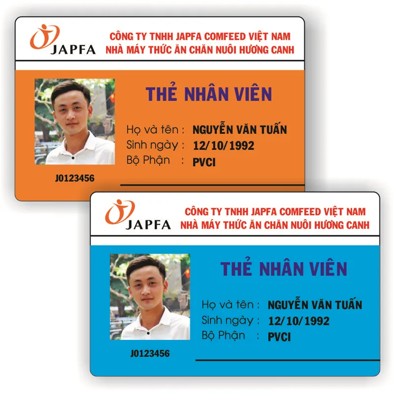 "Ngắm Nhìn" Những Mẫu Thẻ Nhân Viên Đẹp - Sang Trọng & Chuyên Nghiệp! Mau the nhan vien dep20
