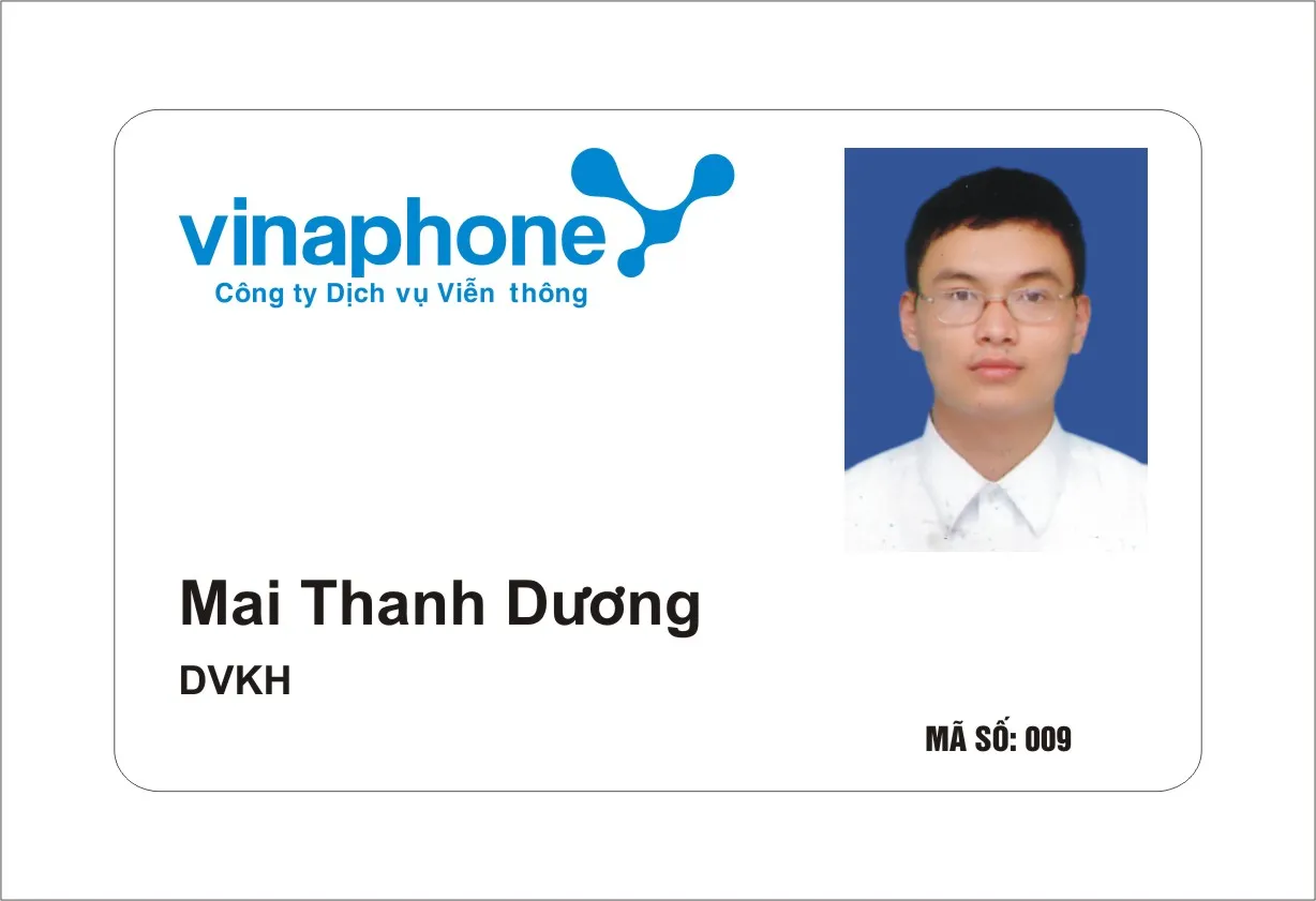 "Ngắm Nhìn" Những Mẫu Thẻ Nhân Viên Đẹp - Sang Trọng & Chuyên Nghiệp! Mau the nhan vien dep24