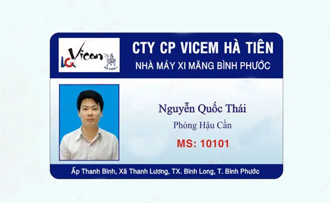 "Ngắm Nhìn" Những Mẫu Thẻ Nhân Viên Đẹp - Sang Trọng & Chuyên Nghiệp! Mau the nhan vien dep41