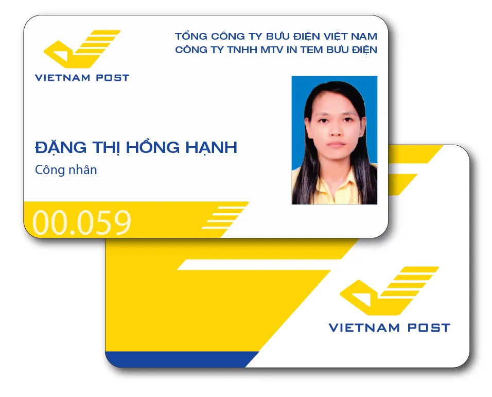 "Ngắm Nhìn" Những Mẫu Thẻ Nhân Viên Đẹp - Sang Trọng & Chuyên Nghiệp! Mau the nhan vien dep45