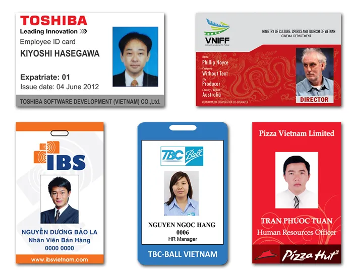 "Ngắm Nhìn" Những Mẫu Thẻ Nhân Viên Đẹp - Sang Trọng & Chuyên Nghiệp! Mau the nhan vien dep47