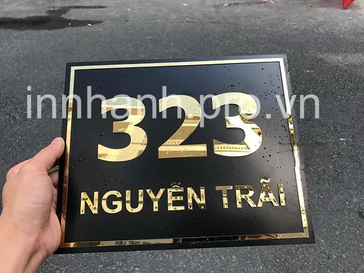 Biển số nhà Bien so nha 10