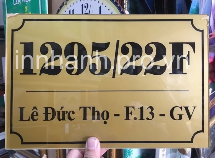 Biển số nhà Bien so nha 12