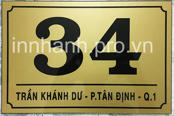 Biển số nhà Bien so nha 7