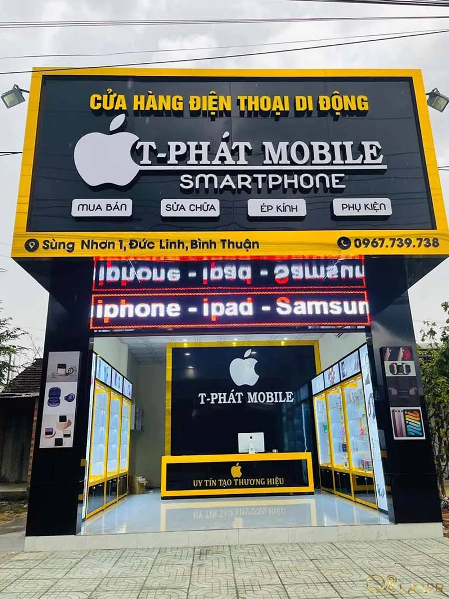 15+ Mẫu Biển Quảng Cáo Điện Thoại Cho Cửa Hàng Nhỏ - Đẹp & Tiết Kiệm 2025 Mau Bien Quang Cao Dien Thoai Cho Cua Hang Nho01