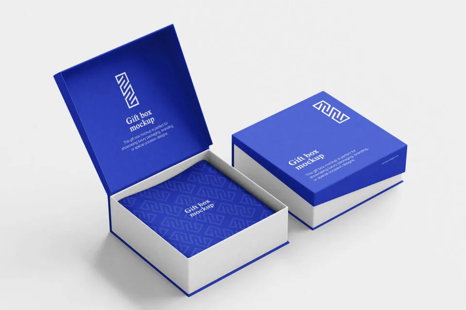 "Ngộp Thở" Trước 50+ Mẫu Mockup Hộp Đẹp Lung Linh - Download Ngay! Mockup hop02 in.pro .vn