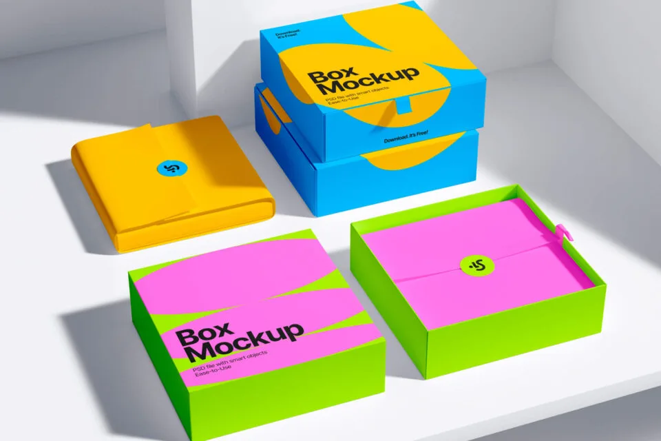 "Ngộp Thở" Trước 50+ Mẫu Mockup Hộp Đẹp Lung Linh - Download Ngay! Mockup hop03 2 in.pro .vn