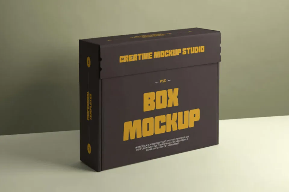 "Ngộp Thở" Trước 50+ Mẫu Mockup Hộp Đẹp Lung Linh - Download Ngay! Mockup hop14 in.pro .vn