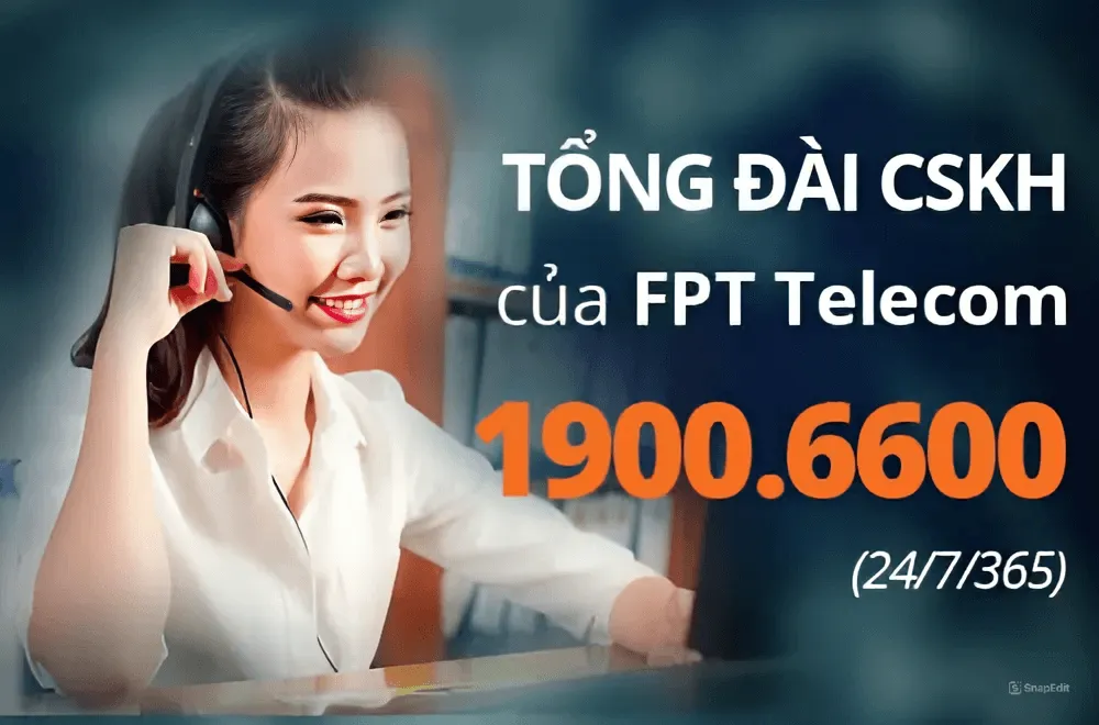 Khi nhắc đến việc cần hỗ trợ từ FPT Telecom, số điện thoại quan trọng nhất bạn cần nhớ chính là tổng đài FPT 1900 6600