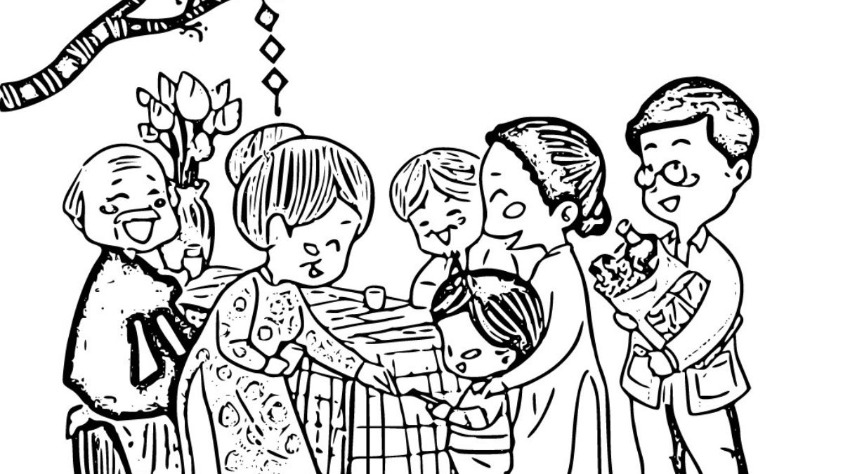 tranh tô màu cho bé chủ đề gia đình sum vầy tranh tô màu cho bé chủ đề gia đình sum vầy