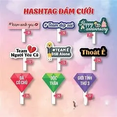 Danh Sách 30+ Mẫu Hashtag Cầm Tay Đám Cưới Bạn NHẤT ĐỊNH Phải Xem! Hashtag Cam Tay Dam Cuoi innhanh.pro .vn32