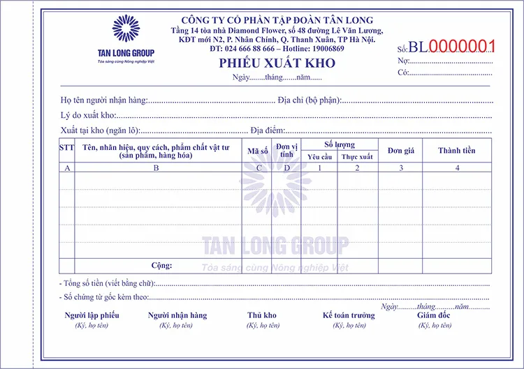 Phieu Nhap Kho Phieu Xuat Kho innhanh.pro .vn22