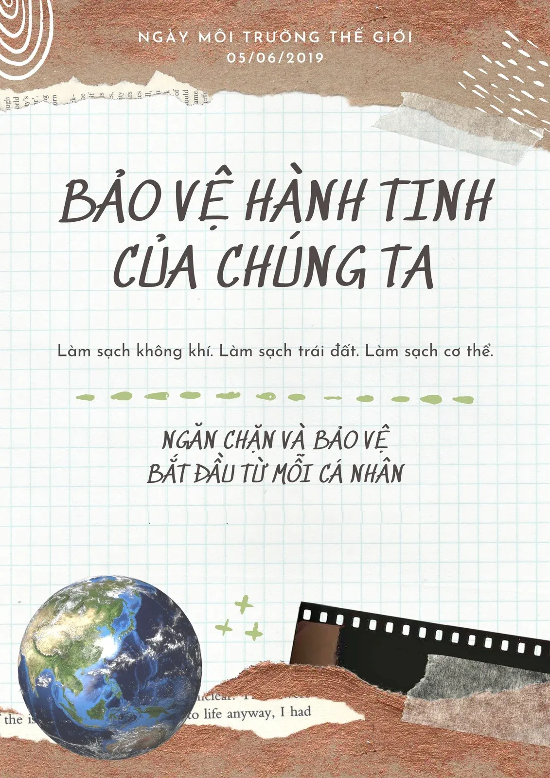 Bộ Poster Bảo Vệ Môi Trường Đẹp Nhất, Thông Điệp Mạnh Mẽ! Poster bao ve moi truong innhanh.pro .vn13